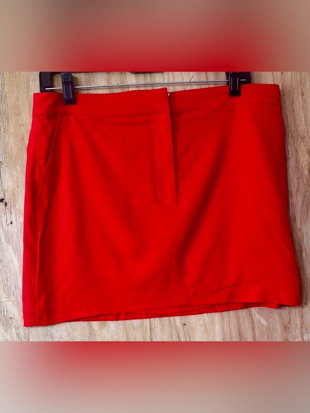 ASTR The Label Red Mini Skort Skirt Size Medium